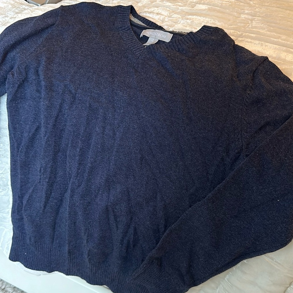 Boys navy V-neck sweater from Nordstrom. New with tags.